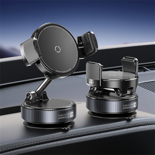 Auto-Handyhalterung – K55 Car Phone Holder 360 Degree Rotation Vacuum Suction Magnetic Mount K55 Autotelefonhalter, 360-Grad-Drehung, Vakuum-Saug-Magnethalterung für Armaturenbrett, Windschutzscheibe