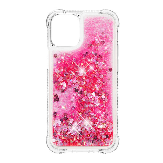 iPhone 12 Pro / 12 Glitzer-Hülle – Stoßfest & mit Treibsand