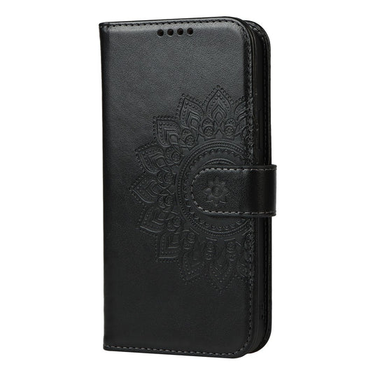 iPhone 13 mini Wallet-Hülle – Mit Musterdruck, Kartenfächer & Riemen