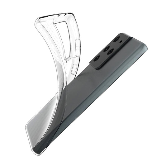 Galaxy S21 Ultra Transparente Hülle – Kratzfest, weich & stoßfest