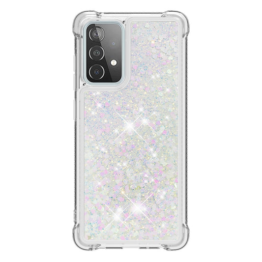 Galaxy A52 4G/5G / A52s 5G Glitzer-Hülle – Stoßfest & mit Treibsand