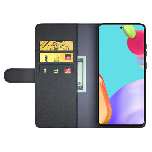 Galaxy A52 5G/4G Echtleder Hülle mit Kartenfach