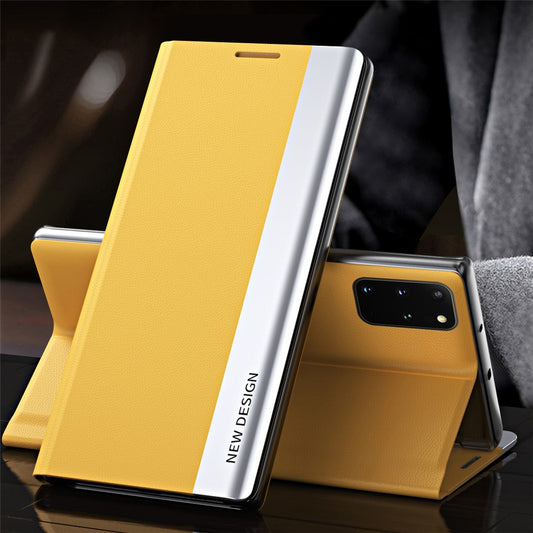 Galaxy S20 Plus Klappbare Hülle – elegant, stoßfest, mit Ständer & galvanisierter Oberfläche