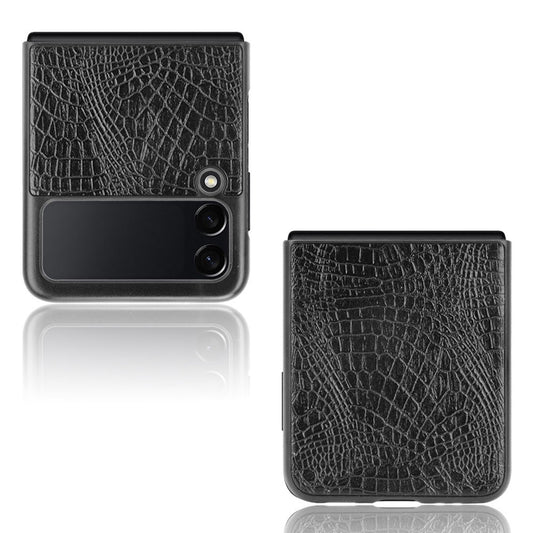 Galaxy Z Flip3 5G Schutzhülle – mit Krokodilleder PU-Beschichtung