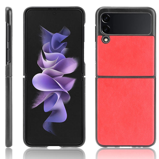 Galaxy Z Flip3 5G Schutzhülle – mit Litchi-Leder-Beschichtung