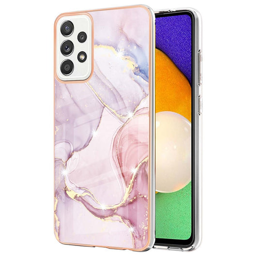 Galaxy A52 5G/4G / A52s 5G Schutzhülle – Mit Marmormuster 2,0 mm Galvanik-Rückseite