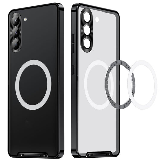 Galaxy S23 FE magnetische Hülle mit Metallkante & Kameraschutz