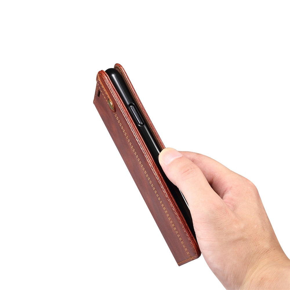 Waxy Crazy Horse Texture TPU + PU Leather Case for Xiaomi Mi 10T Pro 5G/Redmi K30S / Mi 10T 5G