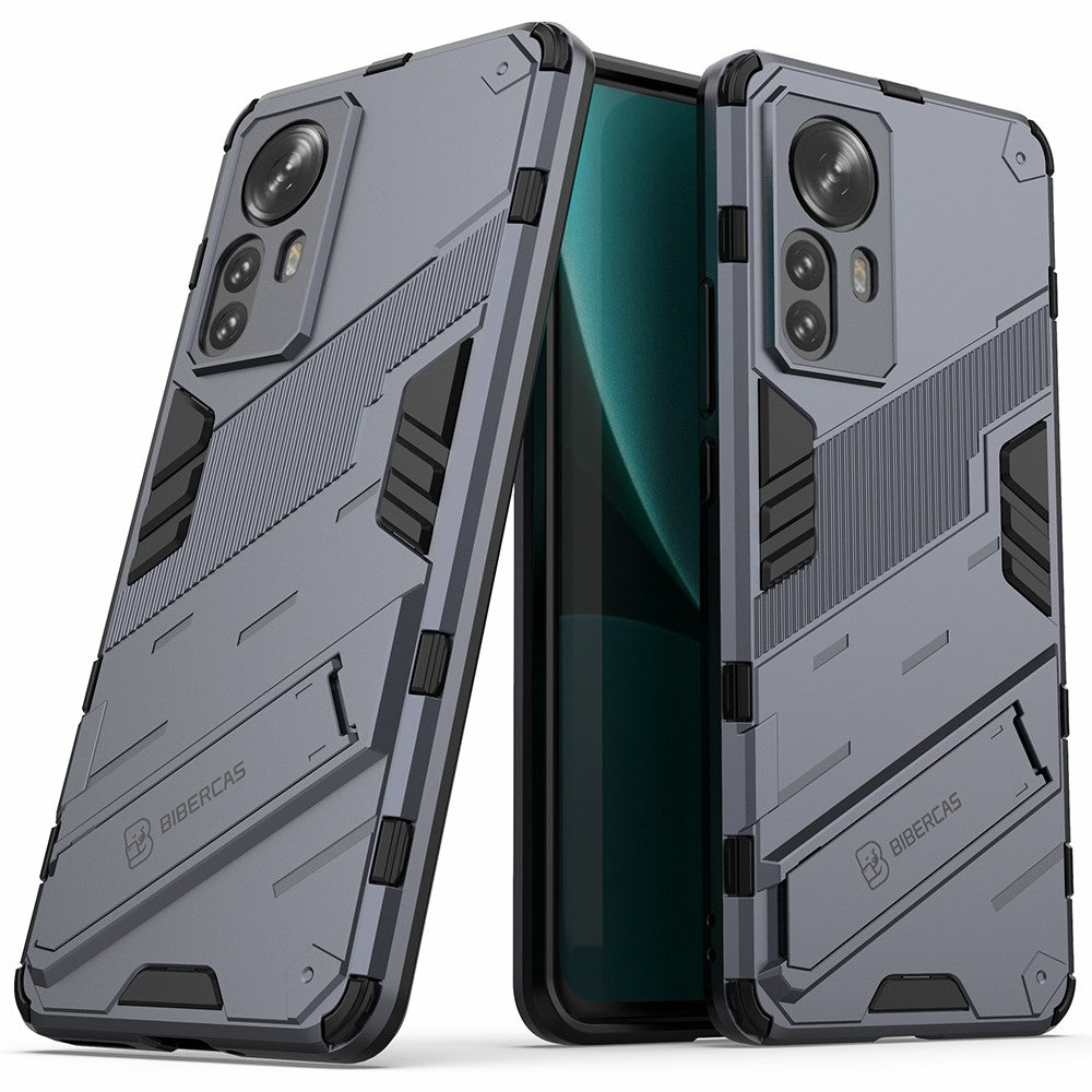 For Xiaomi 12 Pro 5G / 12S Pro 5G / 12 Pro (Dimensity) 5G Dual Layer Hard PC + Soft TPU Shockproof Protective Phone Case with Kickstand
