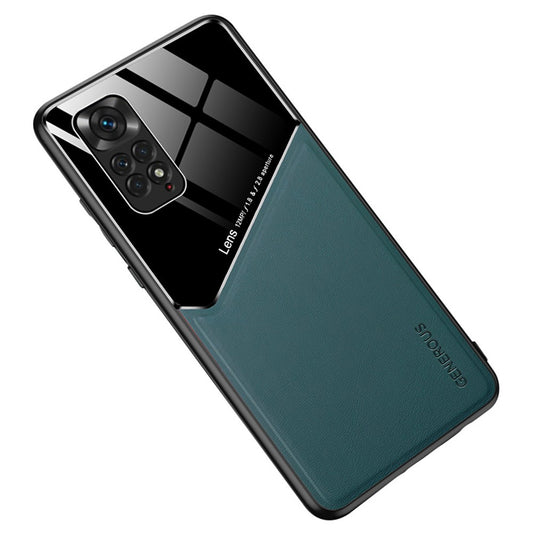 For Xiaomi Redmi Note 11 4G (Qualcomm)/Note 11S 4G Phone Case Shockproof Cover Anti-Fall TPU Frame Phone Protector with Magnetic Metal Sheet/Precise Cut-Out