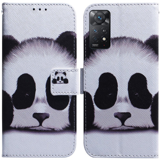 For Xiaomi Redmi Note 12 Pro 4G / 11 Pro 4G (MediaTek) / Note 11 Pro 5G (Qualcomm) Magnetic Closure Pattern Printing PU Leather Folio Flip Case Wallet Stand Function Phone Cover
