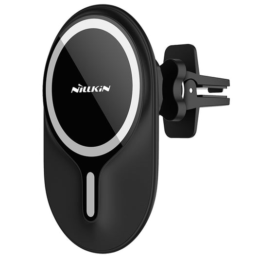 Auto-Handyhalterung – NILLKIN MagRoad Lite Magnetic Car Air Vent Mobile Holder Clip Mount Support Bracket NILLKIN MagRoad Lite magnetischer Auto-Lüftungsschlitz-Handyhalter, Clip-Halterung, Stützhalterung für iPhone 12
