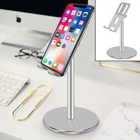 L038G Adjustable Aluminum Alloy Bracket Universal Mobile Phone Tablet Desktop Stand