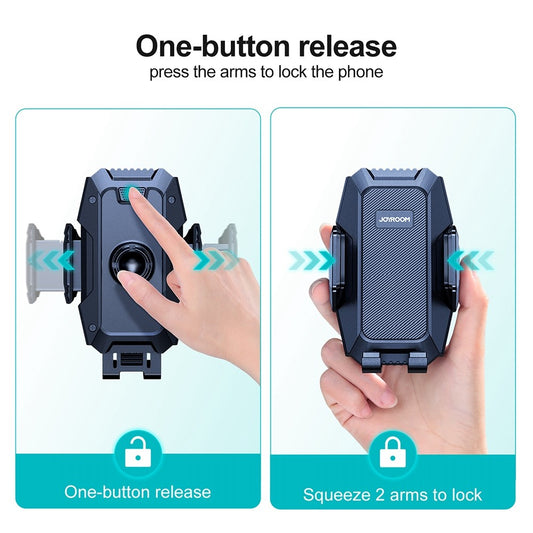Auto-Handyhalterung – JOYROOM JR-ZS285 Angle-adjustable Car Phone Holder Strong Suction Mobile Phone Clamp Mount for Dashboard Windshield Air Vent Desktop