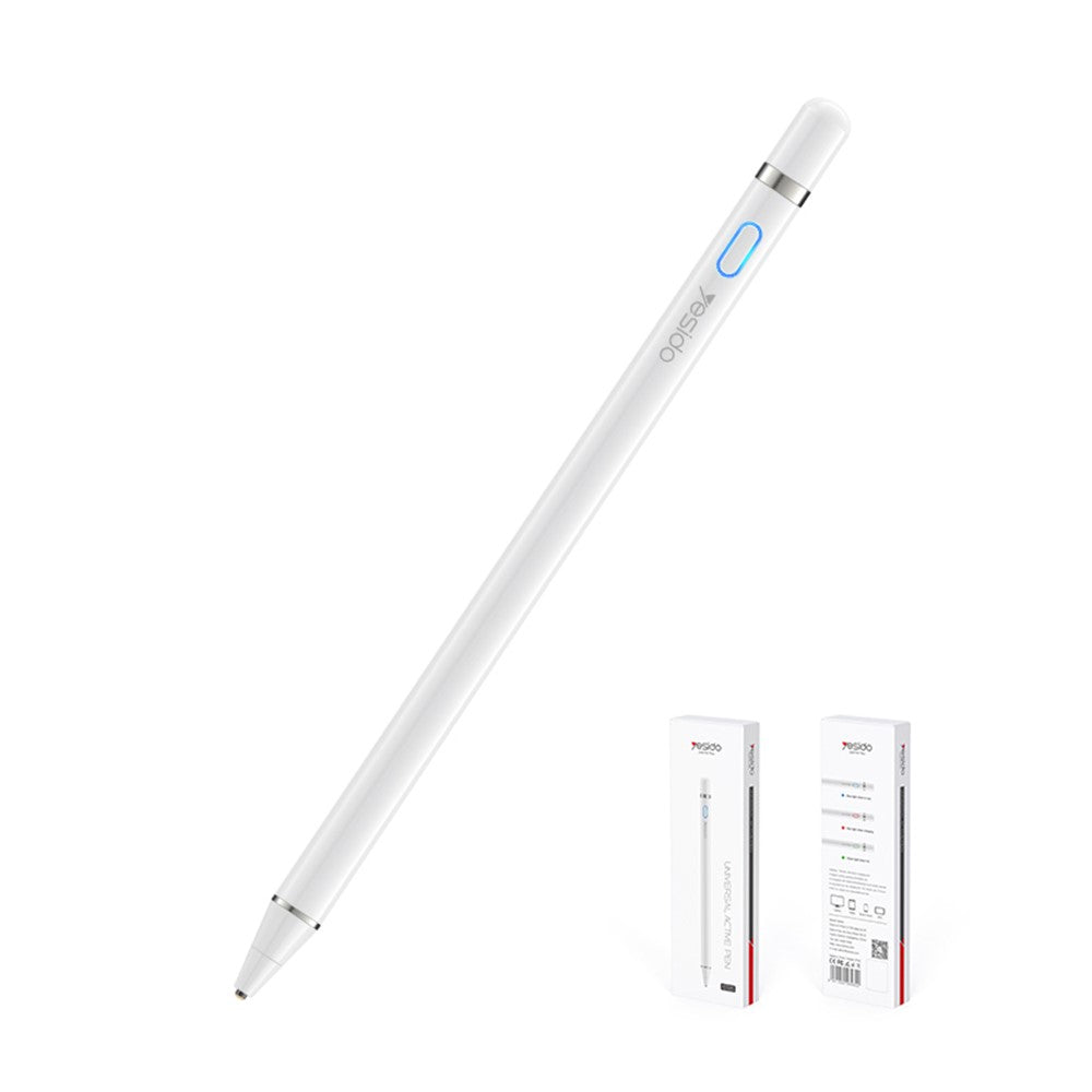 YESIDO ST05 Aktiver Stift – Wiederaufladbar, Touchpen für kapazitive Bildschirme von Smartphones & Tablets