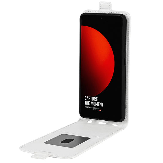 Xiaomi 12S Ultra 5G Handyhülle – Kartenhalter Crazy Horse Textur PU-Leder- Vertikale Flip