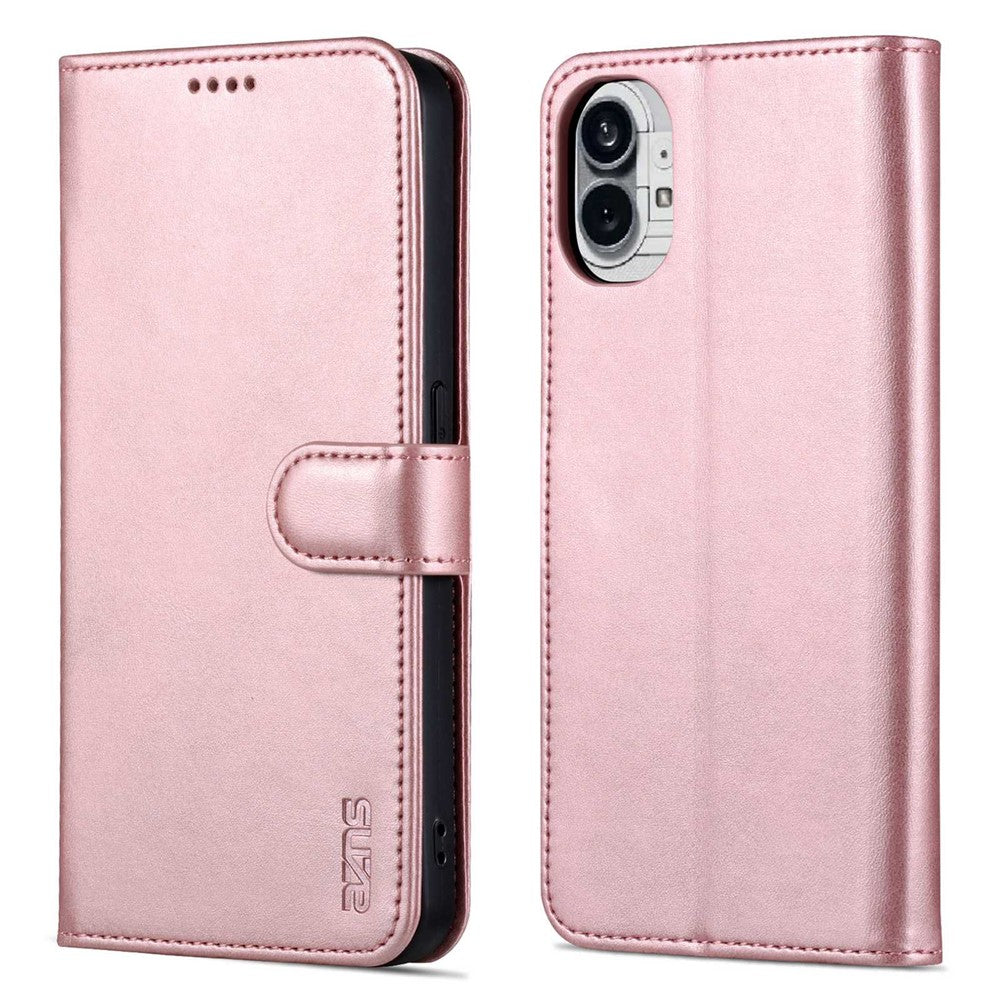 AZNS Wallet Phone Case for Nothing phone (1) 5G Protective Folio Flip Cover PU Leather + TPU Interior Case with Stand