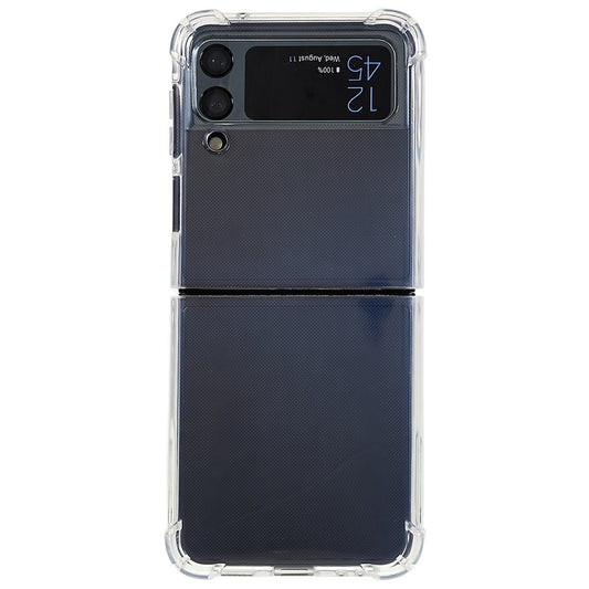 Galaxy Z Flip4 5G – Transparente Handyhülle aus TPU, stoßfest