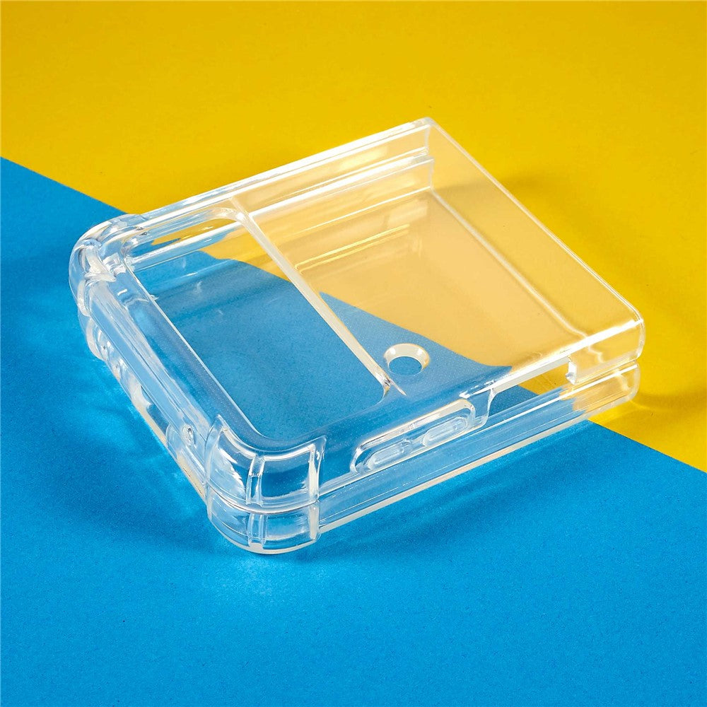 HD Clear Phone Shell Case for Samsung Galaxy Z Flip4 5G, Anti-Scratch Reinforced Corners Drop Protection TPU Phone Cover