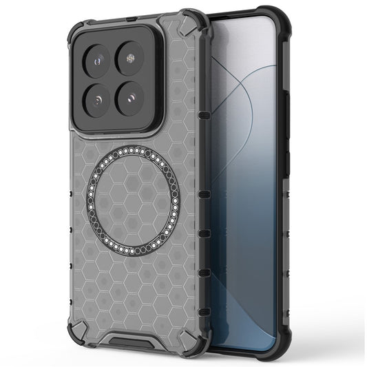 Xiaomi 14 Pro Handyhülle – Magnetische aus Waben-TPU+PC- mit verstärkten Ecken