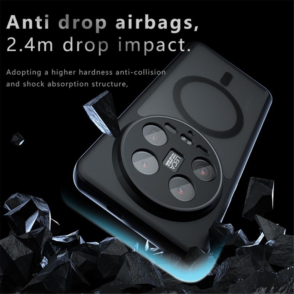 For Xiaomi 14 Ultra Magnetic Case TPU+PC Matte Anti-Drop Phone Cover