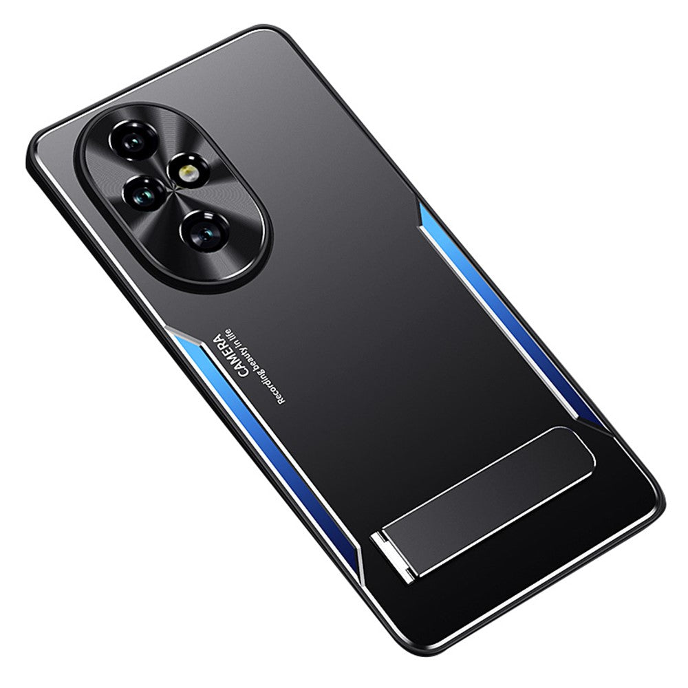 For Honor 200 5G Case Aluminum Alloy + TPU Anti-drop Phone Cover with Kickstand
