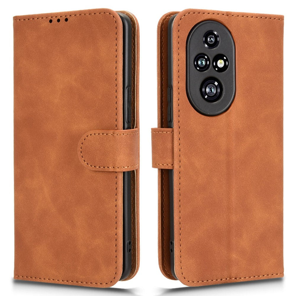For Honor 200 Pro 5G Case Wallet PU Leather Skin-friendly Phone Cover