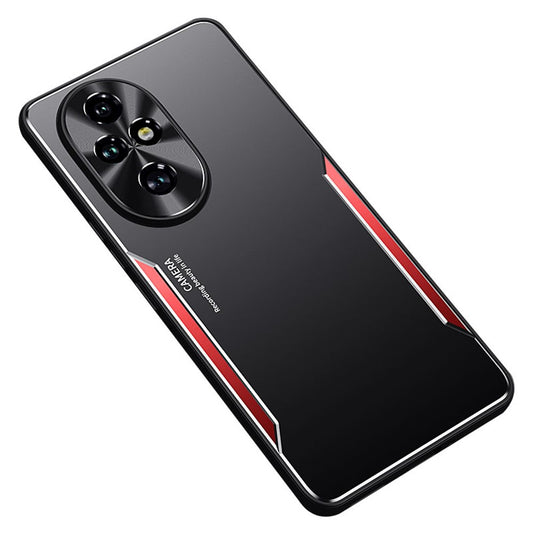 Honor 200 Pro 5G Handyhülle – Gehäuse aus Aluminiumlegierung + stoßfeste TPU