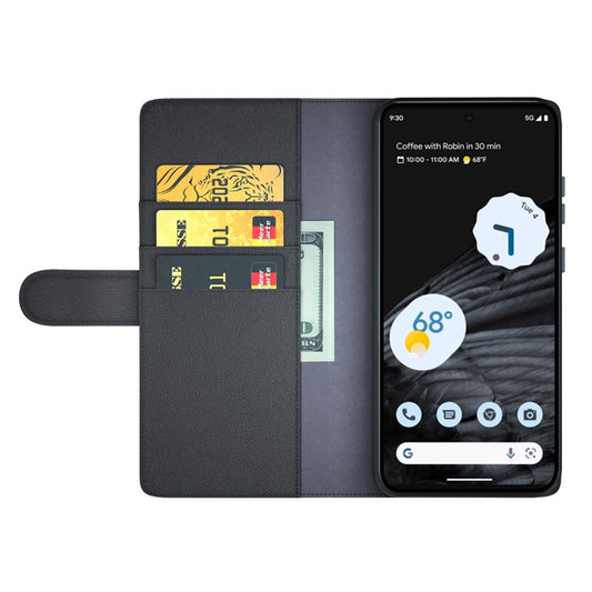 Pixel 7 5G Echtleder Hülle mit Kartenfach