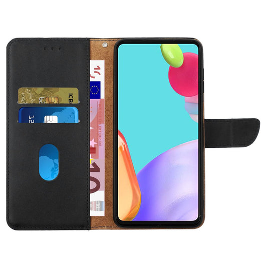 Honor 200 5G Handyhülle – HT02 aus echtem Rindsleder, einfarbig, Handy-Geldbörsen-Abdeckung