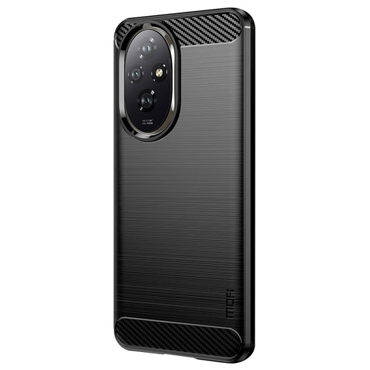 Honor 200 5G Handyhülle – MOFI JK TPU Series-1 Gehäuse aus gebürstetem TPU mit Kohlefaser-Textur