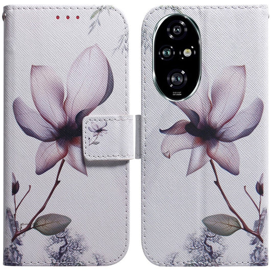 Honor 200 Pro 5G Handyhülle – Brieftaschen- mit Musterdruck, stoßfest, PU-Leder, Flip