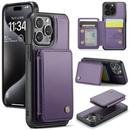 iPhone 15 Pro Max Leder-Handyhülle – Mit abnehmbarer magnetische Kartentasche