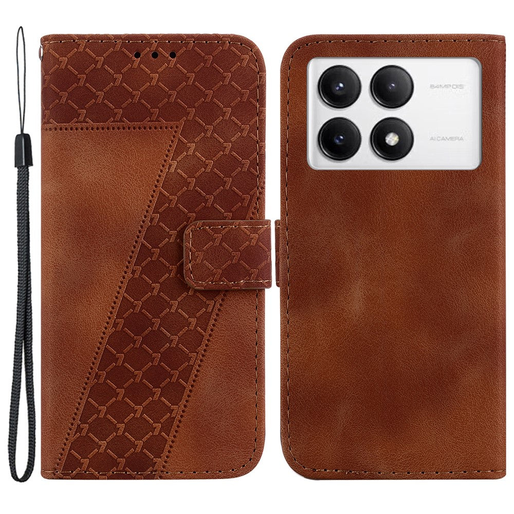 For Xiaomi Poco F6 Pro 5G / Redmi K70 5G / K70 Pro 5G Phone Case Pattern Imprint PU Leather Cover
