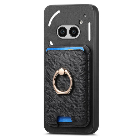 Nothing Phone (2a) Plus / Phone (2a) Magnetische Handyhülle – Aus Leder & TPU, abnehmbares Kartenfach