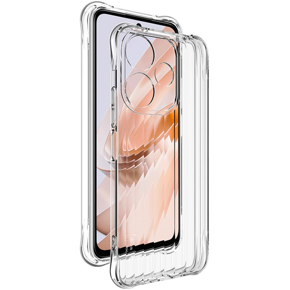 IMAK For Xiaomi Redmi 13 5G / 4G / Poco M6 4G / Redmi Note 13R 5G TPU Phone Case Corrugated Texture