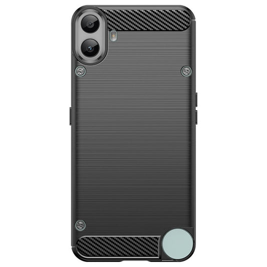 For Nothing CMF Phone 1 Case Carbon Fiber Texture TPU Brushed Phone Cover