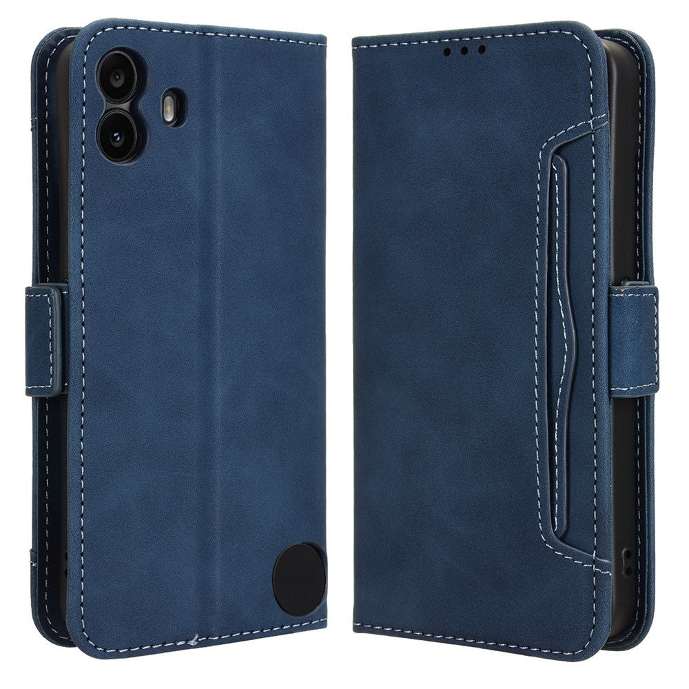 For Nothing CMF Phone 1 Case Leather Stand Phone Cover with Multiple Card Slots