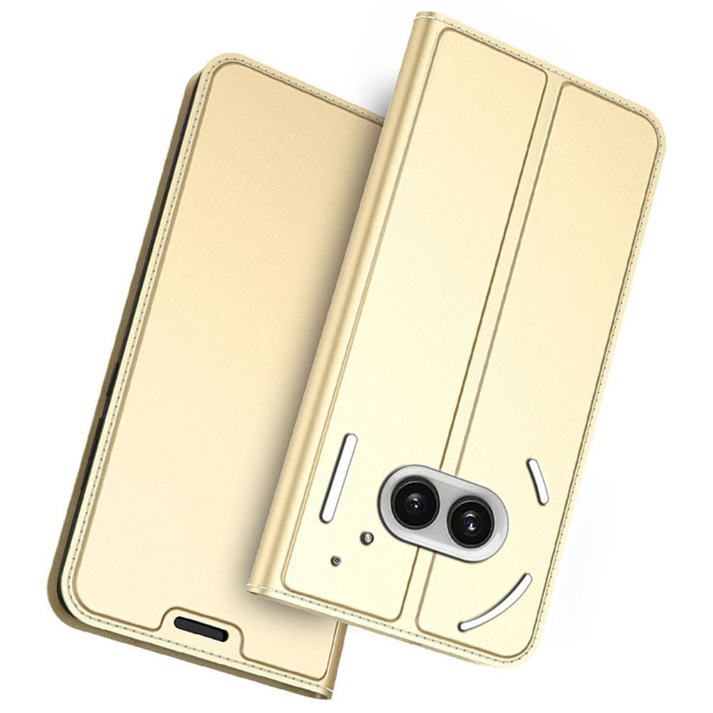 Nothing Phone (2a) Plus / Phone (2a) Wallet-Handyhülle – Aus PU-Leder mit Kartenhalter, Ständer & Magnetverschluss