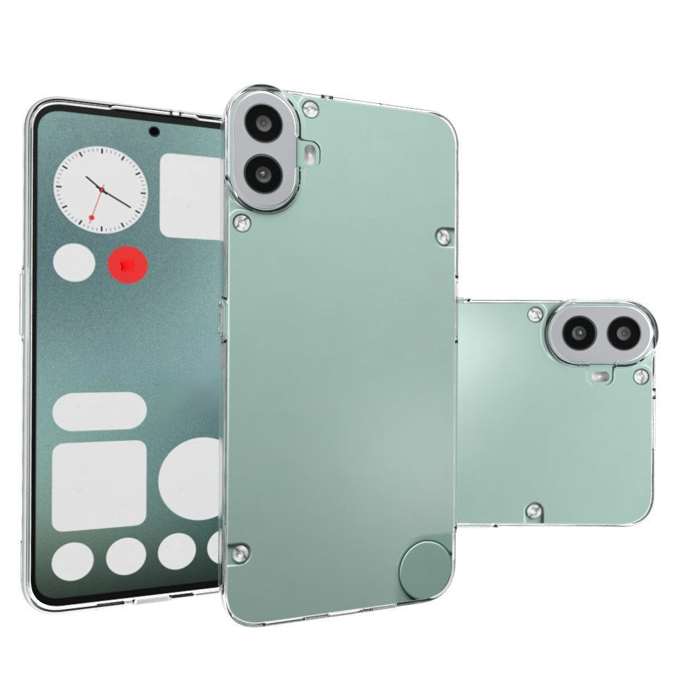 Nothing CMF Phone 1 Transparente Handyhülle – 2,0 mm dünn, kratzfest, aus TPU