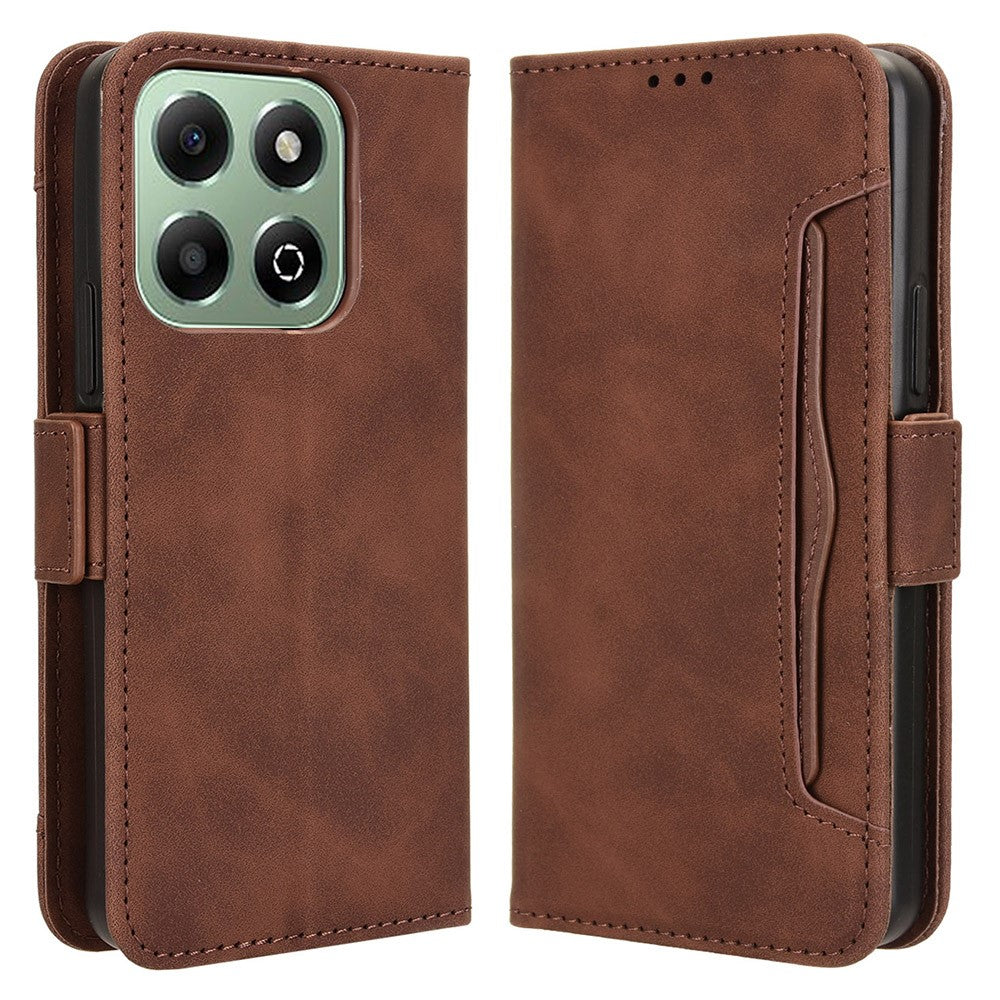 For Honor X6b 4G Phone Stand Case PU Leather Cover Wallet