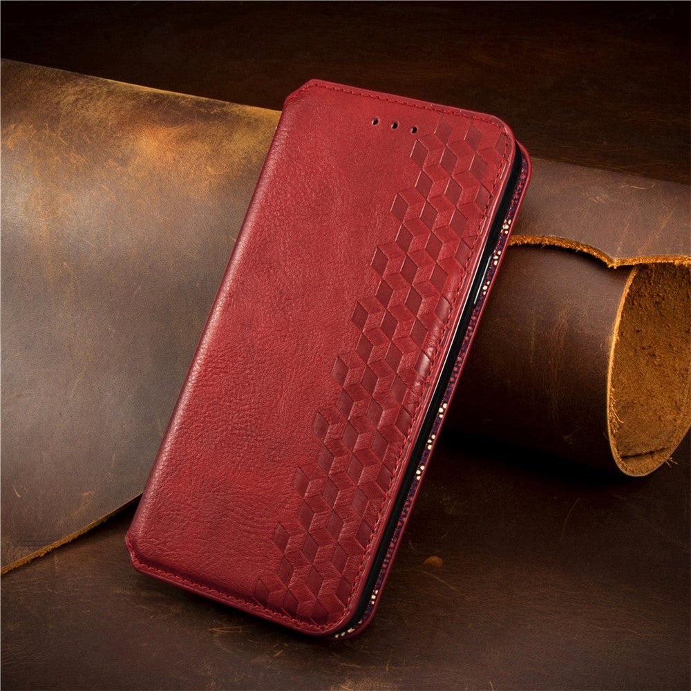 Nothing CMF Phone 1 Wallet-Handyhülle – Aus PU-Leder mit Rautenmuster, Brieftaschen- & Ständerfunktion