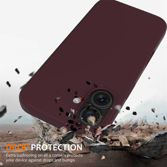 iPhone 16 Plus Magnetische Silikonhülle – Stoßfest