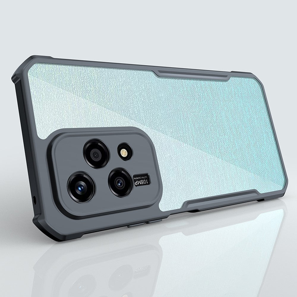 Honor 200 Lite Handyhülle – Stoßfeste TPU-Hülle + transparente Acryl-Rückseite