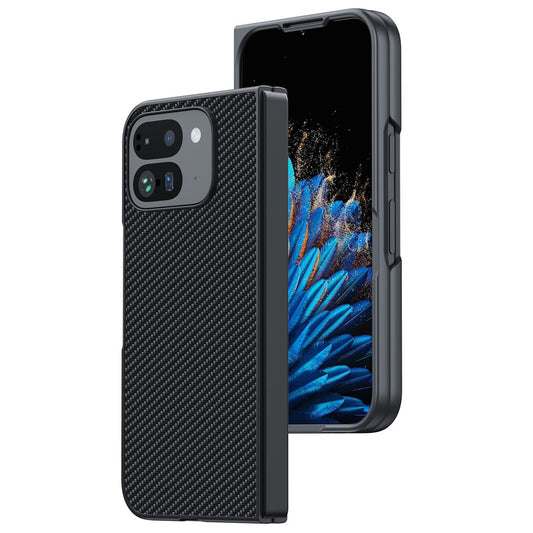 Pixel 9 Pro Fold 5G Lederhülle – Mit robuster Carbon-Optik