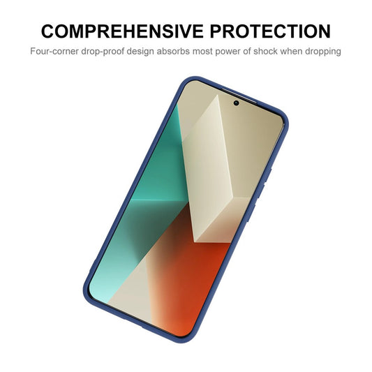 Xiaomi Redmi Note 13 5G Handyhülle – ENKAY HAT PRINCE aus flüssigem Silikon mit gerader Kante