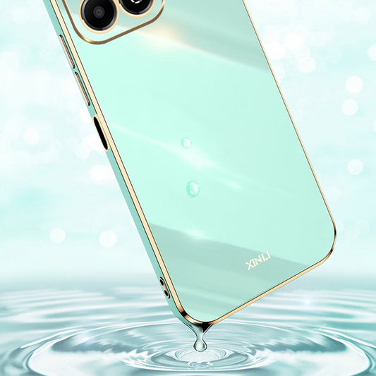 Honor X6b 4G Handyhülle – XINLI TPU- mit galvanischem Rahmen