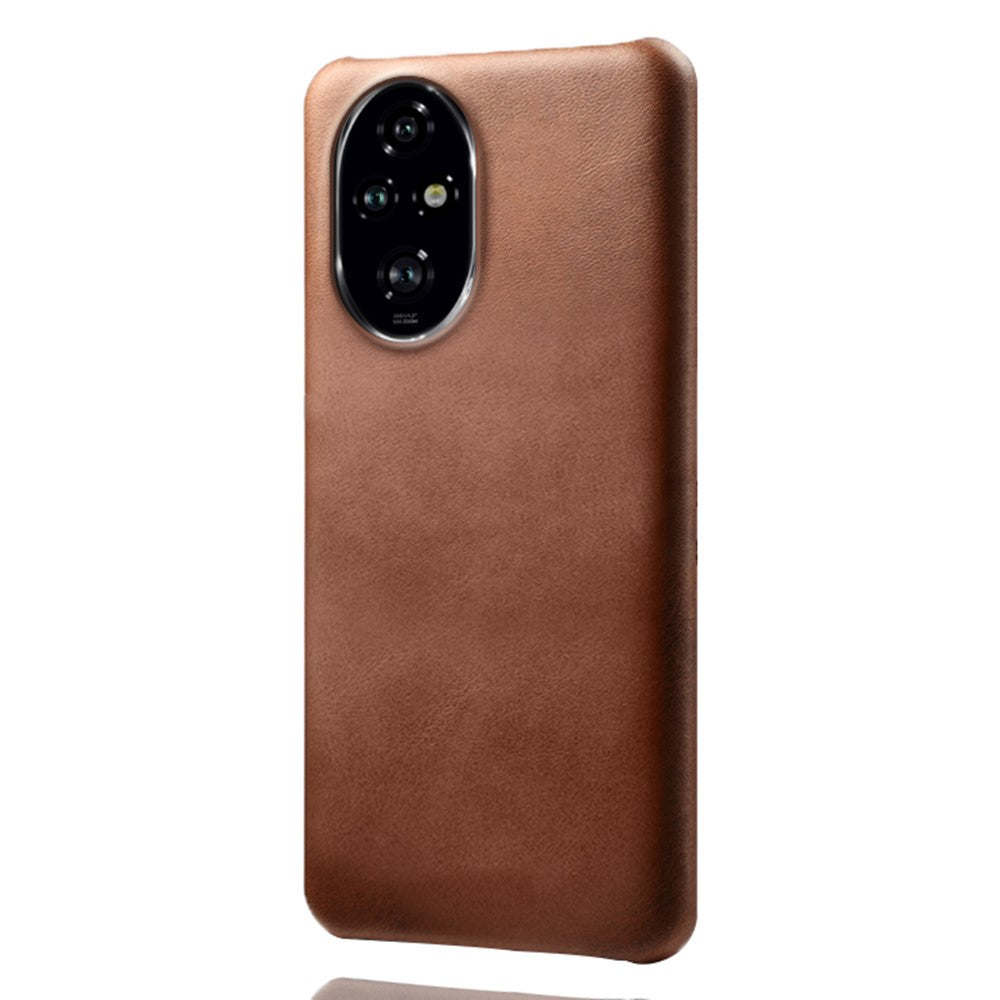 For Honor 200 Pro 5G Case Calf Texture PU Leather Hard PC Protective Phone Cover