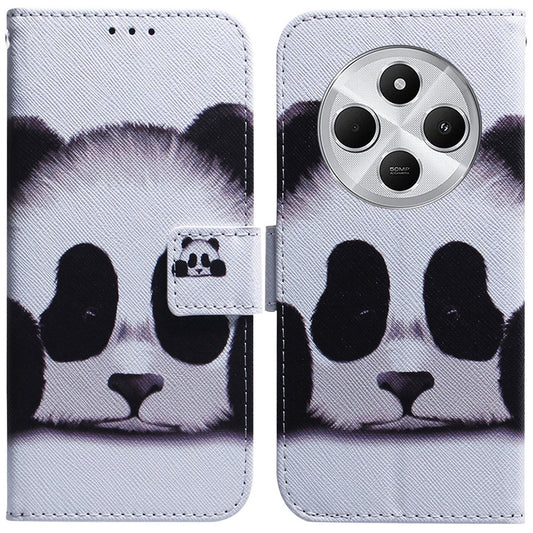 For Xiaomi Poco C75 4G / Redmi 14R 5G / 14C 4G Wallet Case Pattern Print Leather Phone Cover