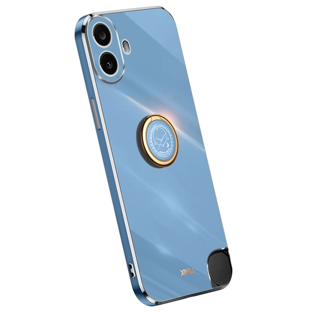 Nothing CMF Phone 1 Handyhülle – Galvanisierte TPU-Rückseite, kratzfest, mit Ringständer